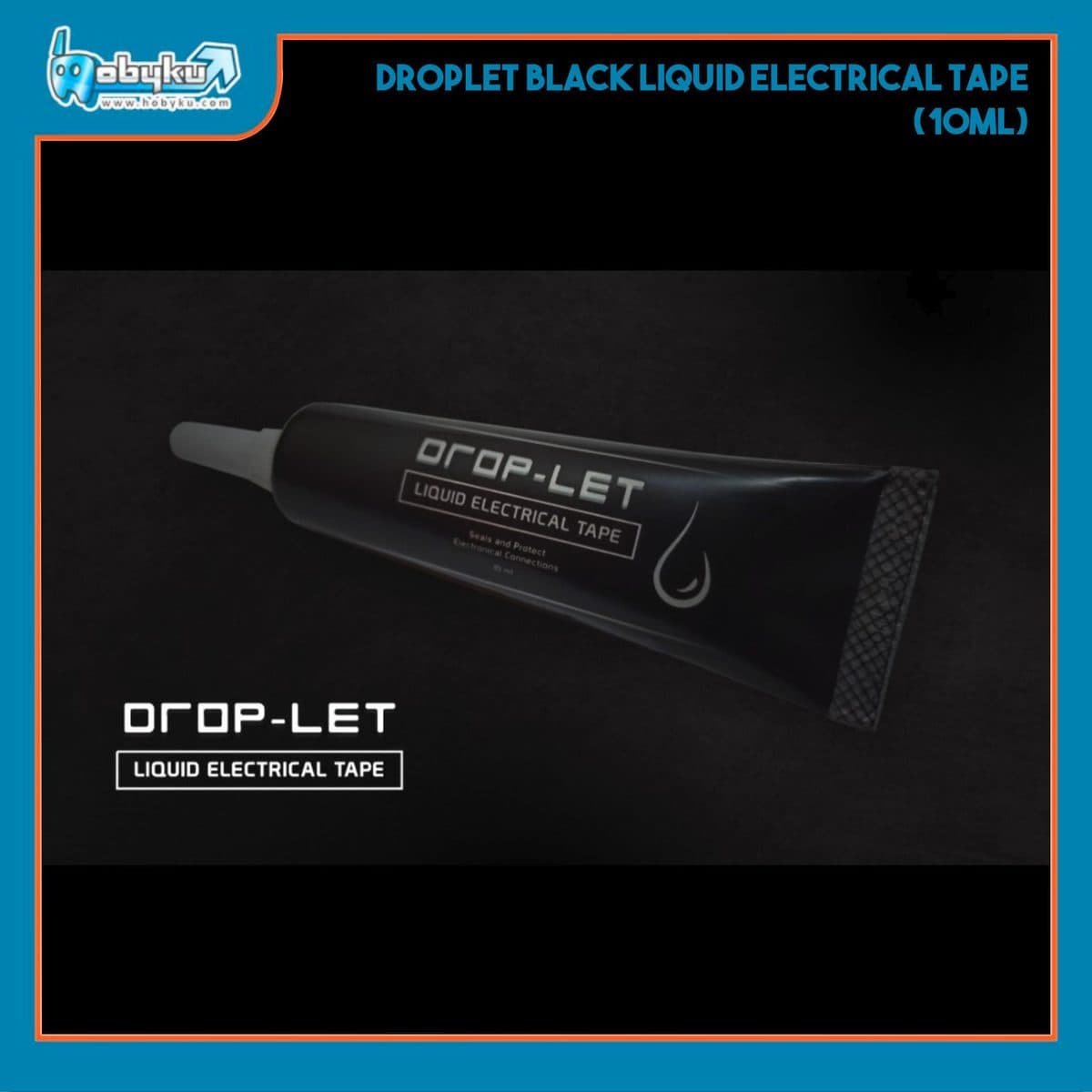 Foto utama Droplet Black Liquid Electrical Tape (10ml)