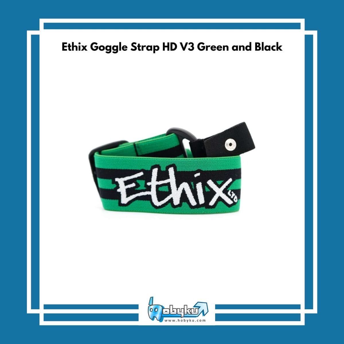 Foto utama Ethix Goggle Strap HD V3 - Green and Black