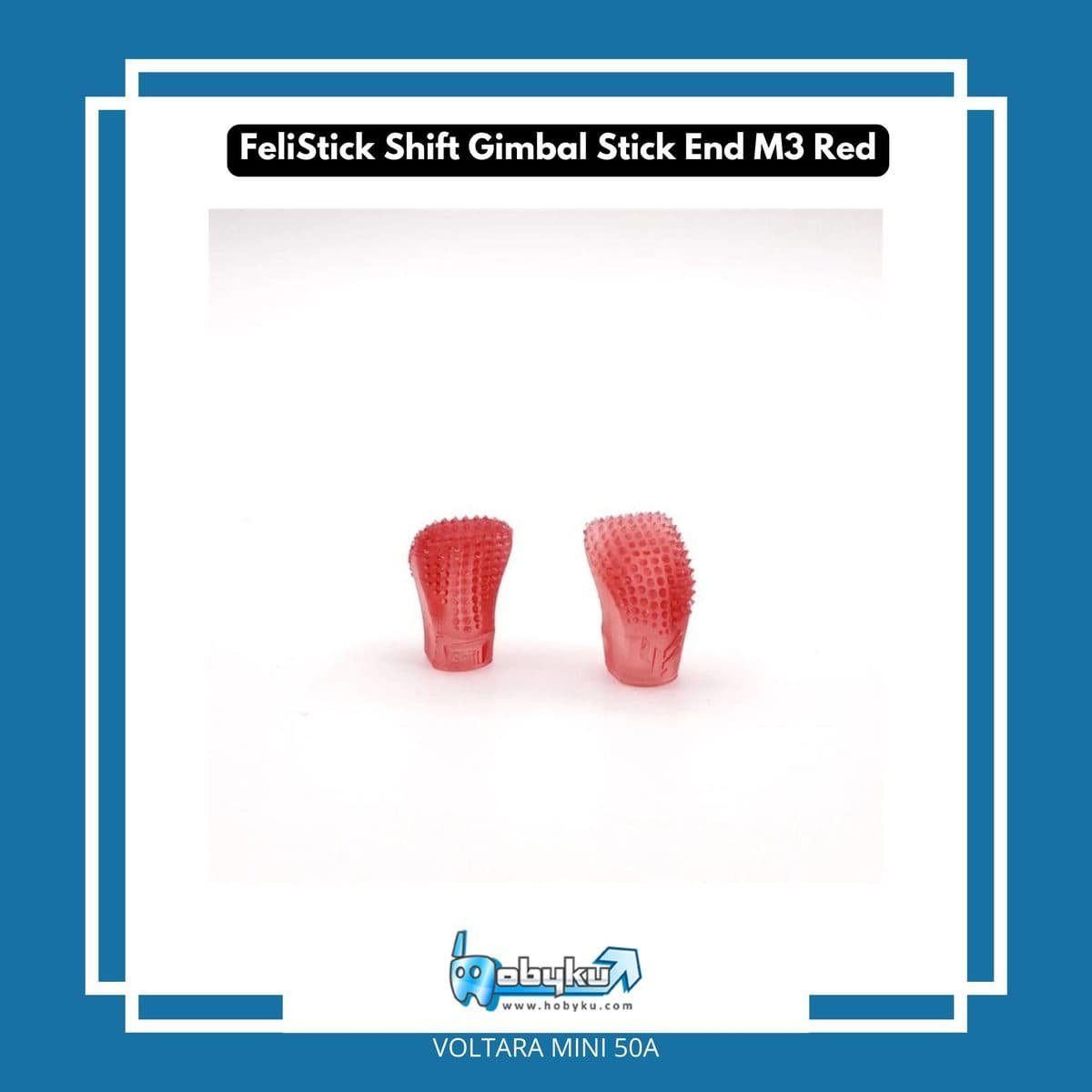 Foto utama FeliStick Shift Gimbal Stick End M3 (Red)