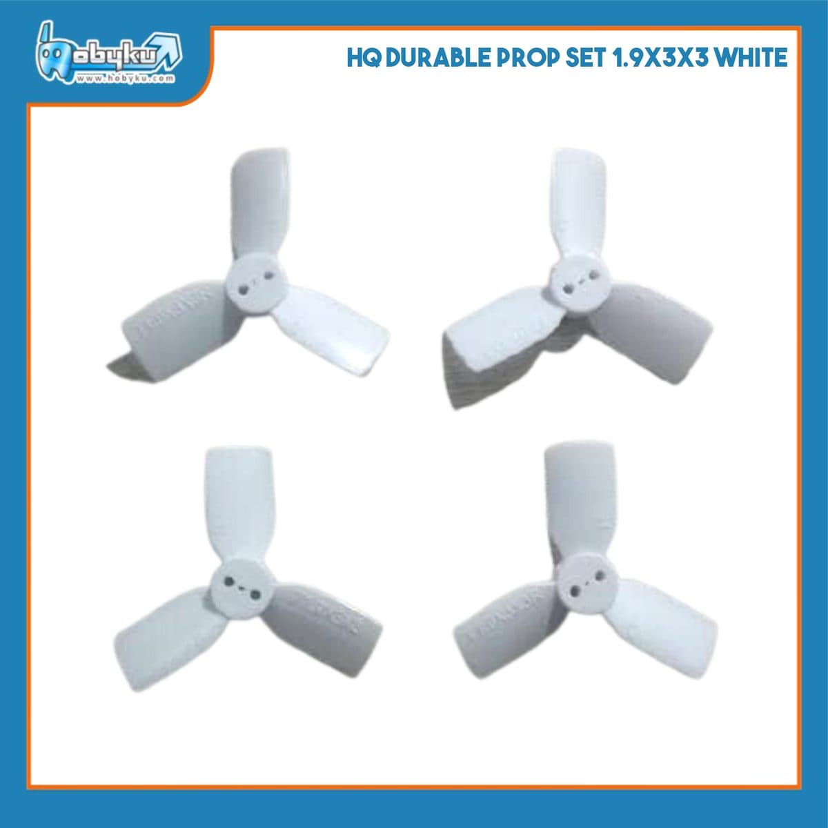 Foto utama HQ Durable Propeller Set 1.9x3x3 White