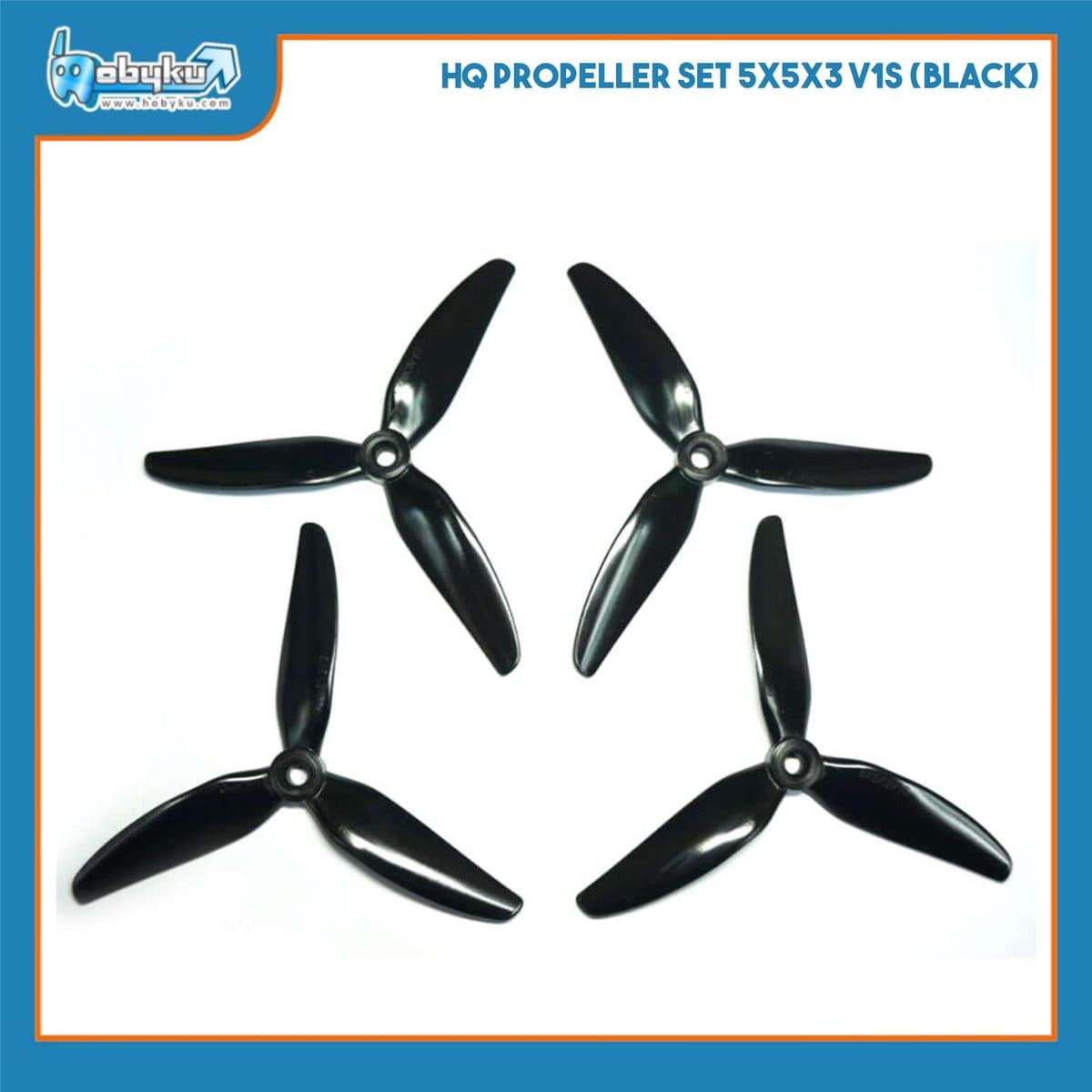 Foto utama HQ Propeller Set 5x5x3 V1S (Black)