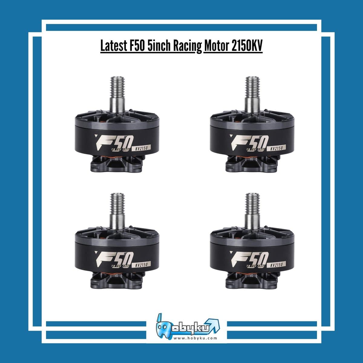 Foto utama TMotor F50 Racing Motor 2207 2150kv set (4pcs)