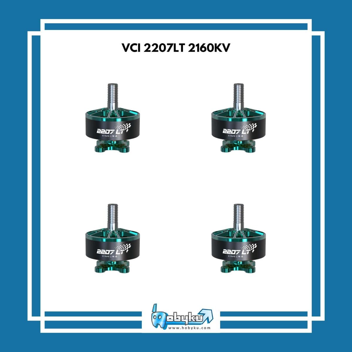 Foto utama VCI 2207LT 2160kv Motor Set (4pcs)